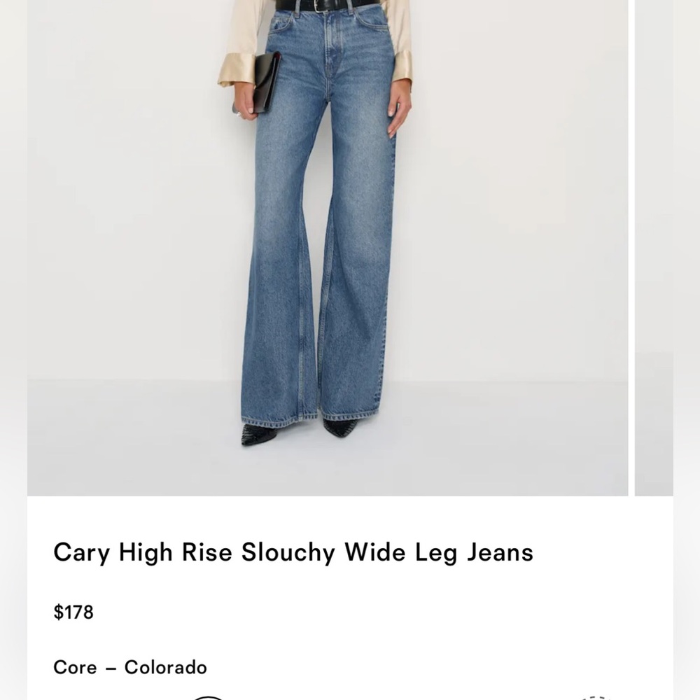 Reformation Cary Wide leg Jeans